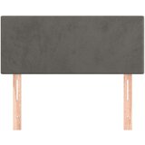  Uzglavlje tamnosivo 90x5x78/88 cm baršunasto | shoptok.hr