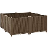  Visoka greda 80x80x38 cm polipropilen, (20606756) | Shoptok.si