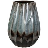 Vaza Romimex Modra Črna Keramika | Shoptok.si