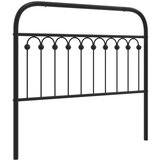 vidaXL Metalno uzglavlje crno 107 cm Cijene