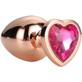 DREAMTOYS analni čep gleaming love rose gold medium | Shoptok.si