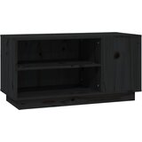 Maison Chic TV omarica - TV enota - Televizijska omarica črna 80x35x40,5 cm trdna borovina, (21701878) | Shoptok.si