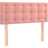 vidaXL Box spring krevet s madracem ružičasti 100x200 cm baršunasti | shoptok.hr