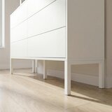 Bessagi Home Široka Komoda Amber, Bela | Shoptok.si
