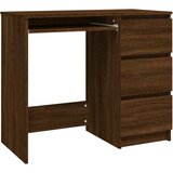 Maison Chic Pisalna miza - pisarniška miza - Računalniška miza rjavi hrast 90x45x76 cm konstruiran les, (21785266) Cene
