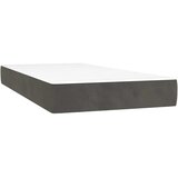  box spring s madracem tamnosivi 120 x 190 cm baršun | shoptok.hr