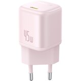 Baseus polnilec 45W USB TipC QC PD roza PicoGo, (5000219298) | Shoptok.si