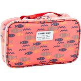  Pernica Školski Organizator Kozmetička Torba Dodatni Džep Riba Roza 22,5 cm | shoptok.hr