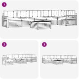  Set vanjskih sofa 7 kom. Prirodna i bež | shoptok.hr