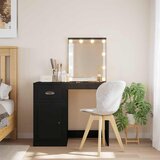  Toaletni stolić s LED svjetlima crni 90 x 42 x 132,5 cm | shoptok.hr