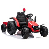 Traktor na akumulator s prikolico HZB-200 - rdeč Cene