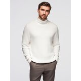 Ombre Men's sweater with a "v-neck" neckline with a shirt collar - black | Shoptok.si