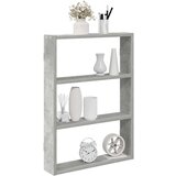 vidaXL Zidna polica beton siva 43x9x60 cm konstruirano drvo | shoptok.hr