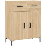 Maison Chic Komoda - Predalnik sonoma hrast 69,5x34x90 cm inženirski les, (21717584) | Shoptok.si