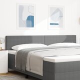 vidaXL Set od 2 Svijetlosiva Tkanina i drvo 200 cm Dekorativni umetci | shoptok.hr