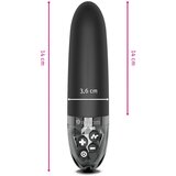 Mystim Sleak Freak E-Stim - električni vibrator na baterije (crni) | shoptok.hr
