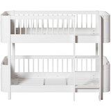 Oliver Furniture® krevet na kat mini+ low bunk bed 60x160 white | shoptok.hr