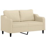  3-dijelni set sofa s jastucima krem od mikrovlakana | Eponuda.com