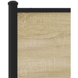 Metalni okvir kreveta s uzglavljem boja hrasta sonome 140x200cm | shoptok.hr