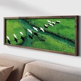 WALLXPERT LAC031-150 Multicolor Decorative Framed MDF Painting | Eponuda.com