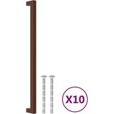  Ručke za ormarić 10 kom brončane 320 mm od nehrđajućeg čelika | shoptok.hr
