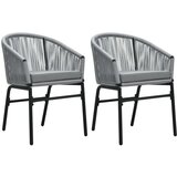  3-dijelni vrtni blagovaonski set sivi | shoptok.hr