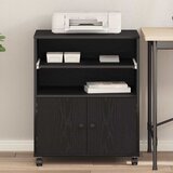  Držač za printer Crni hrast 60 x 48 x 74 cm Konstruirano drvo | shoptok.hr