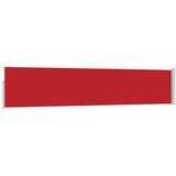  Uvlačiva bočna tenda za terasu 100 x 500 cm crvena | shoptok.hr