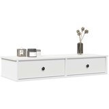 vidaXL Zidna polica s ladicama bijela 100x37,5x19 cm izrađeno drvo | shoptok.hr