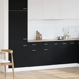 vidaXL Kuhinjska omara Črni hrast Inženirski les 80 x 46 x 81.5 cm