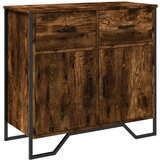 Maison Chic Komoda - Predalnik dimljeni hrast 79,5x35,5x74,5 cm inženirski les, (21718566) Cene