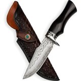  Damastni Outdoor Nož YB-42094 - Crni Cijene
