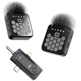 Moxom mx-ax84 type-c + lightning + 3.5mm jack Mikrofon bluetooth crni ( R2334 ) | Eponuda.com