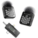 mx-ax84 type-c + lightning + 3.5mm jack Mikrofon bluetooth crni ( R2334 )