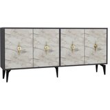 Hanah home komoda figora anthracite ephesus marble | ePonuda.com
