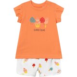 name it Majice s kratkimi rokavi CONJUNTO NIA 13190312 Oranžna | Shoptok.si