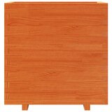 vidaXL Vrtno cvetlično korito voščeno 70x40x72,5 cm trdna borovina | Shoptok.si