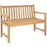 vidaXL Vrtna klop 114 cm trdna tikovina Cene