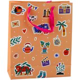 GIFT Bag Stickers Colored Stamps 32 x 26 x 12 cm | Shoptok.si
