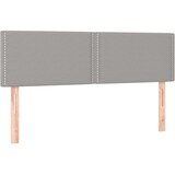  Box spring s madracem LED svjetlosivi 140x200 cm tkanina | shoptok.hr