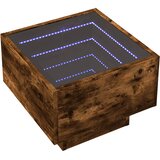  Noćni ormarić s beskonačnim LED boja hrasta 40 x 40 x 30 cm | shoptok.hr