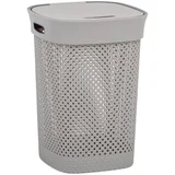 Koš za prljavo rublje WOOLLY 50 L – siva / antracit