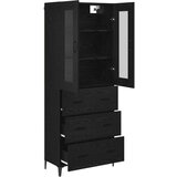  Kuhinjski ormarić Zidne Crni hrast 69 5 x 34 x 180 cm Konstruirano drvo | shoptok.hr