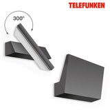 Lesnina XXXL Telefunken - LED Spoljašnje zidno svetlo LED/10W/230V IP44 crna | Eponuda.com