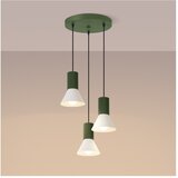 Sollux Zelena metalna viseća svjetiljka ø 30 cm Niru – | shoptok.hr