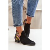 Maciejka Leather Ankle Boots With Cutouts Black | Shoptok.si