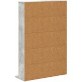 Cd ormar Betonska siva 65 x 23,5 x 97,5 cm Konstruirano drvo | shoptok.hr