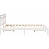  Krevetna konstrukcija Bijelo 140 x 190 cm Čvrsto borovo drvo | shoptok.hr