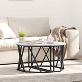  Kava Stol Siva Sonoma 80 x 80 x 42 cm Inženjerska drva i čelik | Eponuda.com