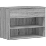  Klupa za cipele boja sivog hrasta 60x30x45 cm konstruirano drvo | shoptok.hr